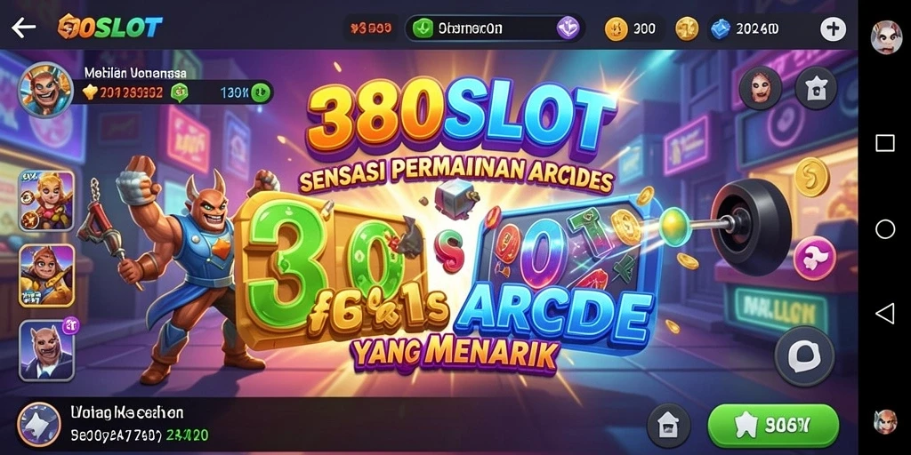 Screenshot gameplay 380SLOT menampilkan mesin slot yang menarik dan berwarna.