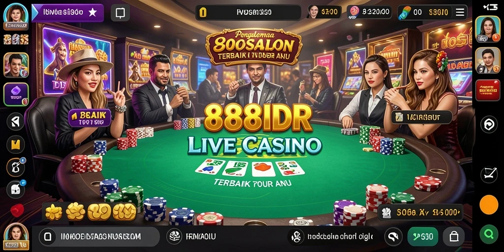 Tampilan gameplay Live Casino yang menegangkan dalam <strong>888IDR</strong>.