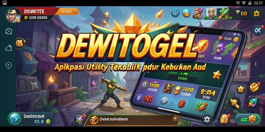 Tampilan antarmuka aplikasi DEWITOGEL yang menarik dan intuitif.