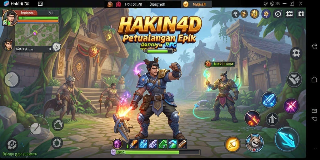 Tampilan gameplay HAKIN4D yang memukau dan mendebarkan.