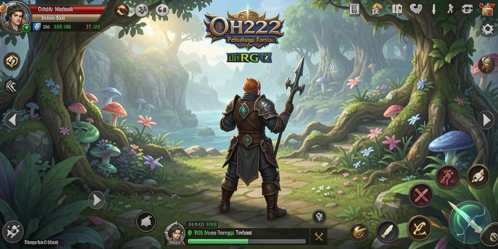 Screenshot gameplay menunjukkan aksi seru di dunia RPG.