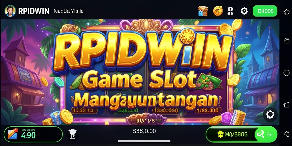 Tampilan gameplay RPIDWIN yang menarik dengan tema slot beragam.