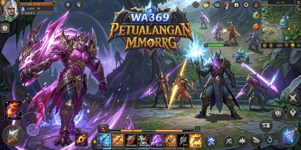 Gameplay menarik dan menegangkan dalam dunia MMORPG.